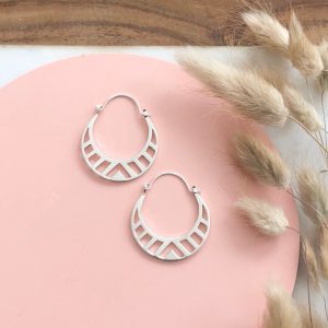 Product Image for  SILVER SPECTRA HOOPS