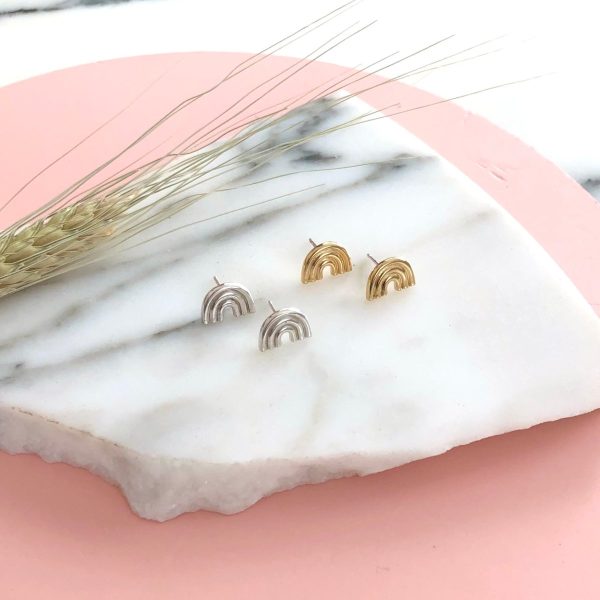 Product Image for  SILVER ARCO STUDS