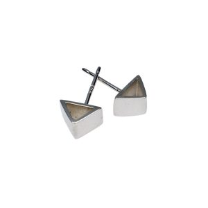 Product Image for  SILVER TRIANGLE STUDS