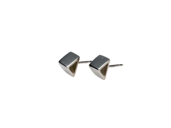 Product Image for  SILVER TRIANGLE STUDS