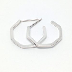 Product Image for  SILVER GEO HOOPS | SMALL