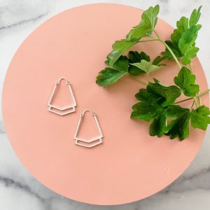 Product Image for  SILVER CLEO HOOPS