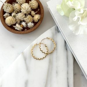 Product Image for  GOLD SCALA HOOPS