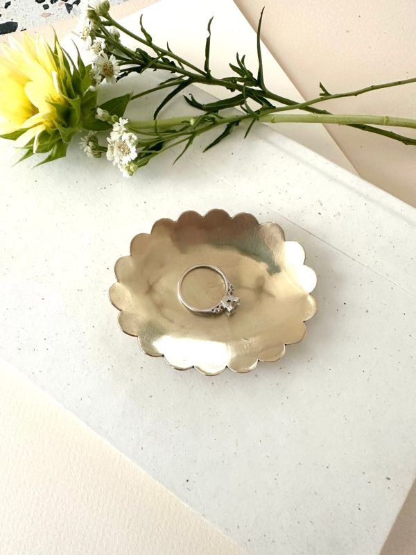 Product Image for  BRASS SCALA JEWELRY DISH