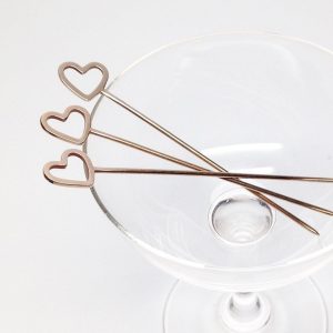 Product Image for  GOLD HEART COCKTAIL PICKS – SET OF 4