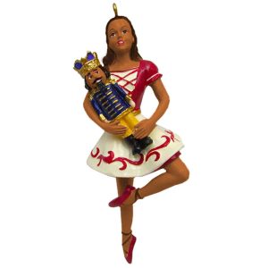 Product Image for  African American Clara on Pointe Ornament 4 inch