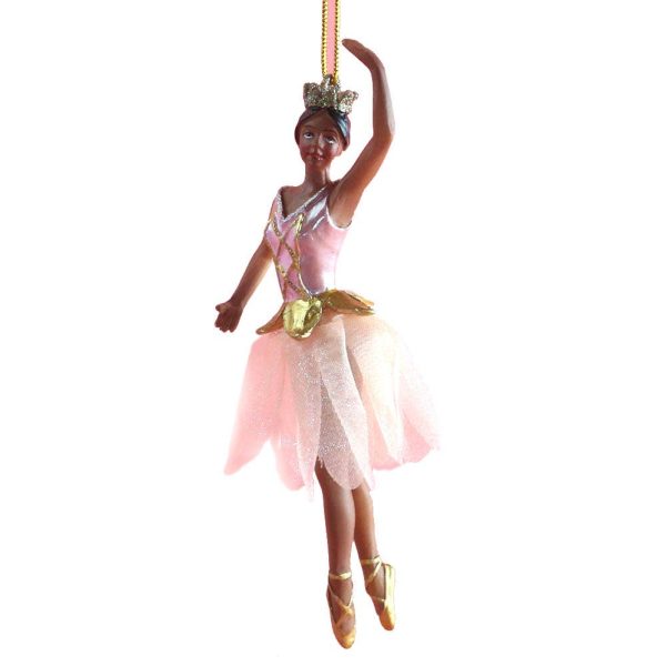 Product Image for  African American Rose Gold Ballerina Tutu Ornament 4 inch