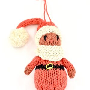 Product Image for  Hand-Knit Jolly Santa Ornament