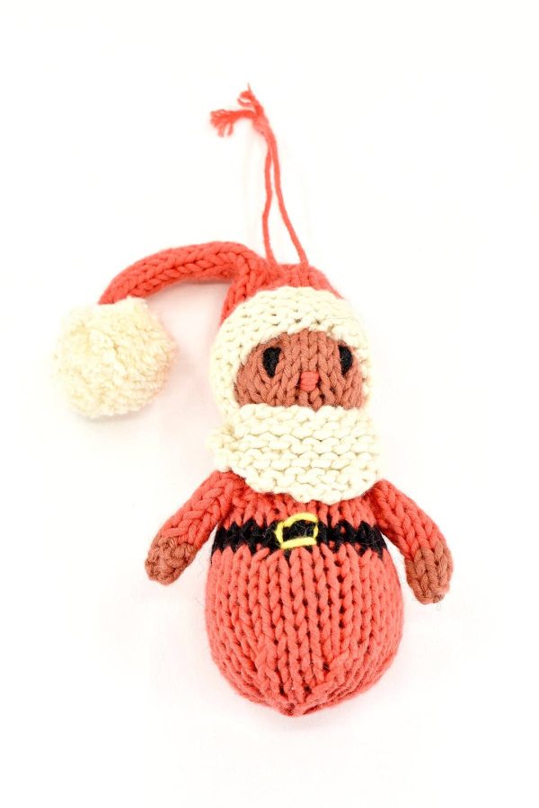 Product Image for  Hand-Knit Jolly Santa Ornament