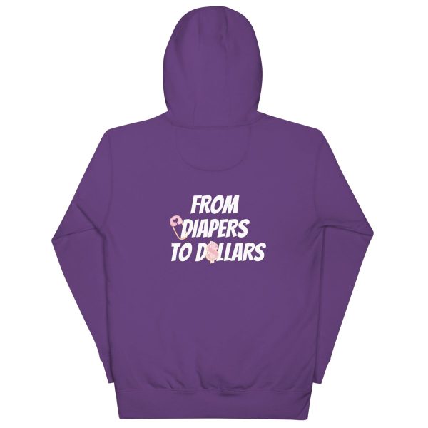 Product Image for  Unisex Hoodie From Diaper to Dollars