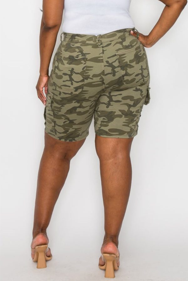 Product Image for  Distressed Camo Shorts