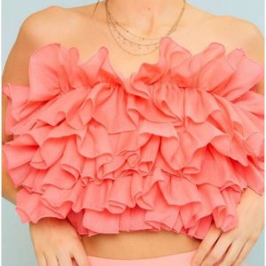 Product Image for  Ruffle My Feathers Tube Top