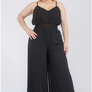 Product Image for  Ace of Spade Jumpsuit (Pleated, plus sized black Jumpsuit)