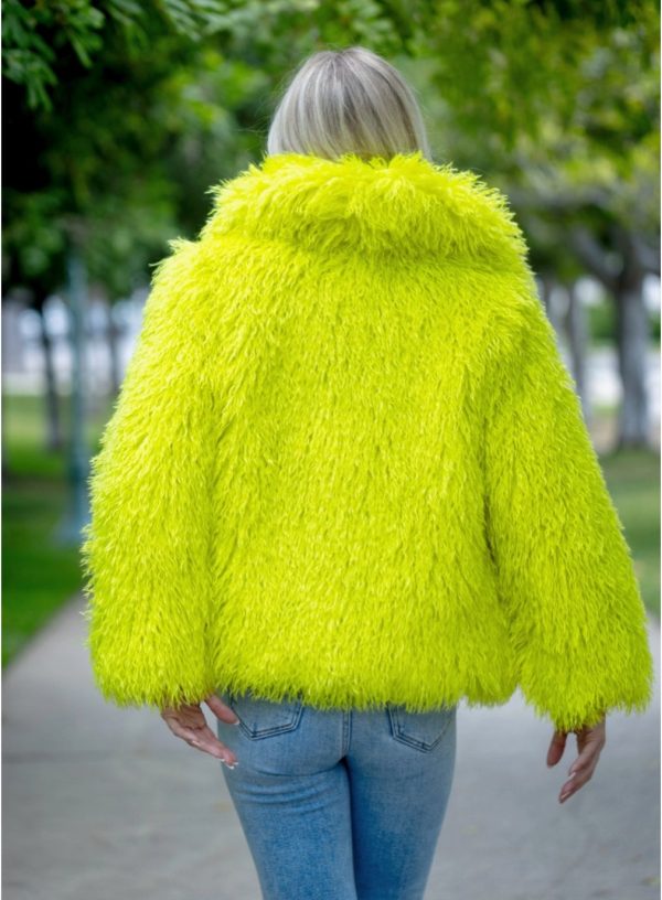 Product Image for  Glow Getter Faux Fur Coat