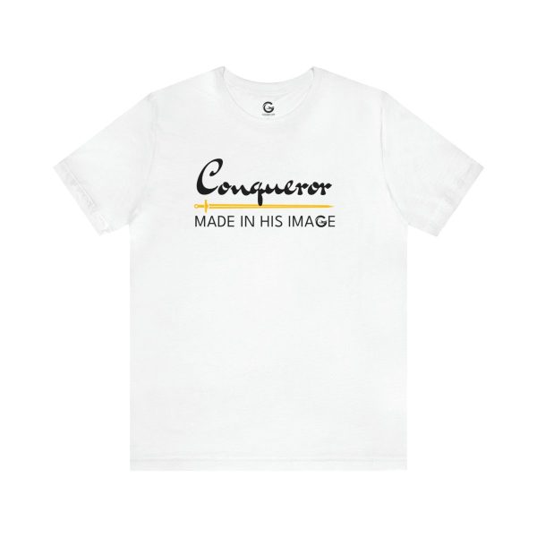 Product Image for  Conqueror – Made in His Image Unisex Tee (White)