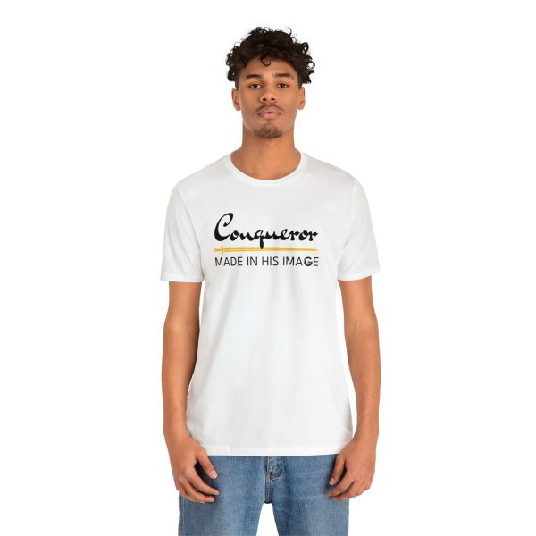 Product Image for  Conqueror – Made in His Image Unisex Tee (White)