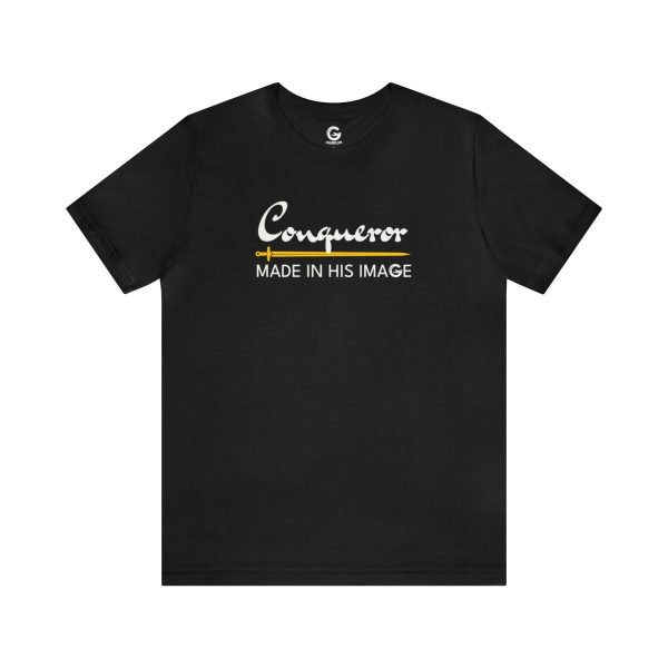 Product Image for  Conqueror – Made in His Image Unisex Tee (Black)