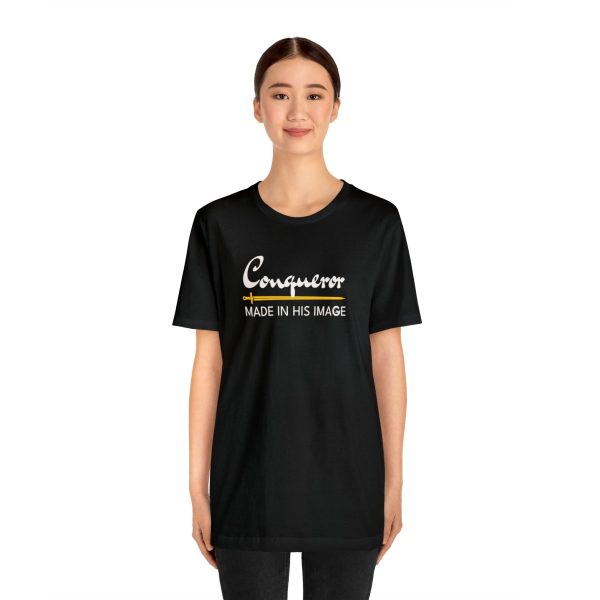 Product Image for  Conqueror – Made in His Image Unisex Tee (Black)