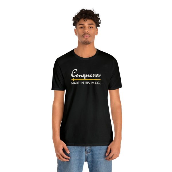 Product Image for  Conqueror – Made in His Image Unisex Tee (Black)