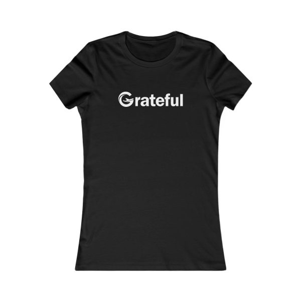 Product Image for  Grateful Women’s Fitted Tee (White Lettering Multiple Colors)