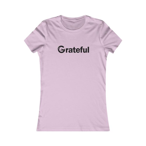 Product Image for  Grateful Women’s Fitted Tee (Black Lettering Multiple Colors)