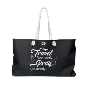 Product Image for  Travel and Pray Weekender Bag (Black & White)