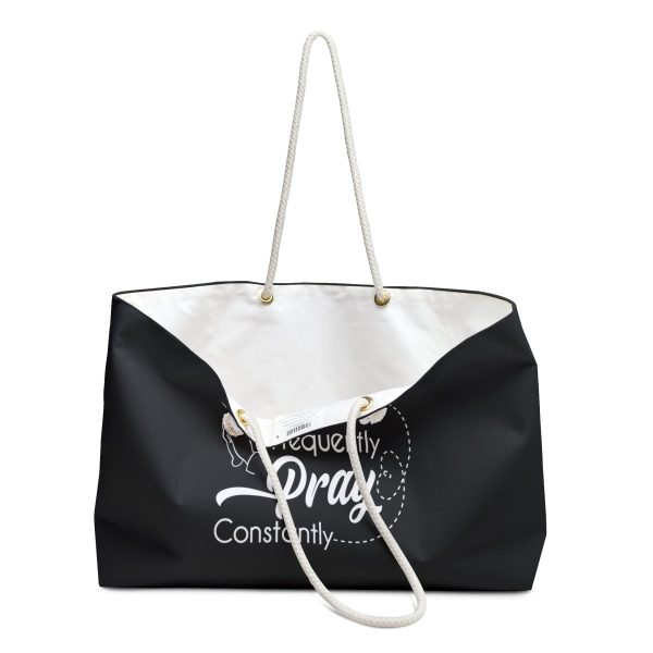 Product Image for  Travel and Pray Weekender Bag (Black & White)