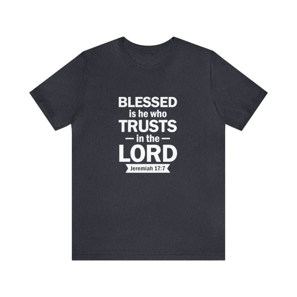 Product Image for  Blessed Men’s Jersey Short Sleeve Tee (Multiple Colors White Lettering)