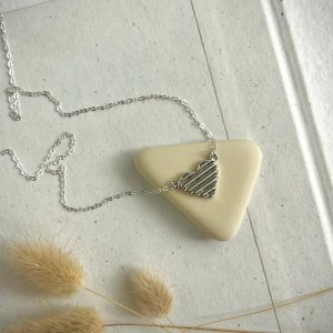 Product Image for  SILVER SCALA HEART NECKLACE