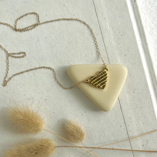 Product Image for  GOLD SCALA HEART NECKLACE